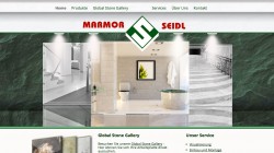 Webseite Marmor Seidl – Steinmetz, Fliesenhandel